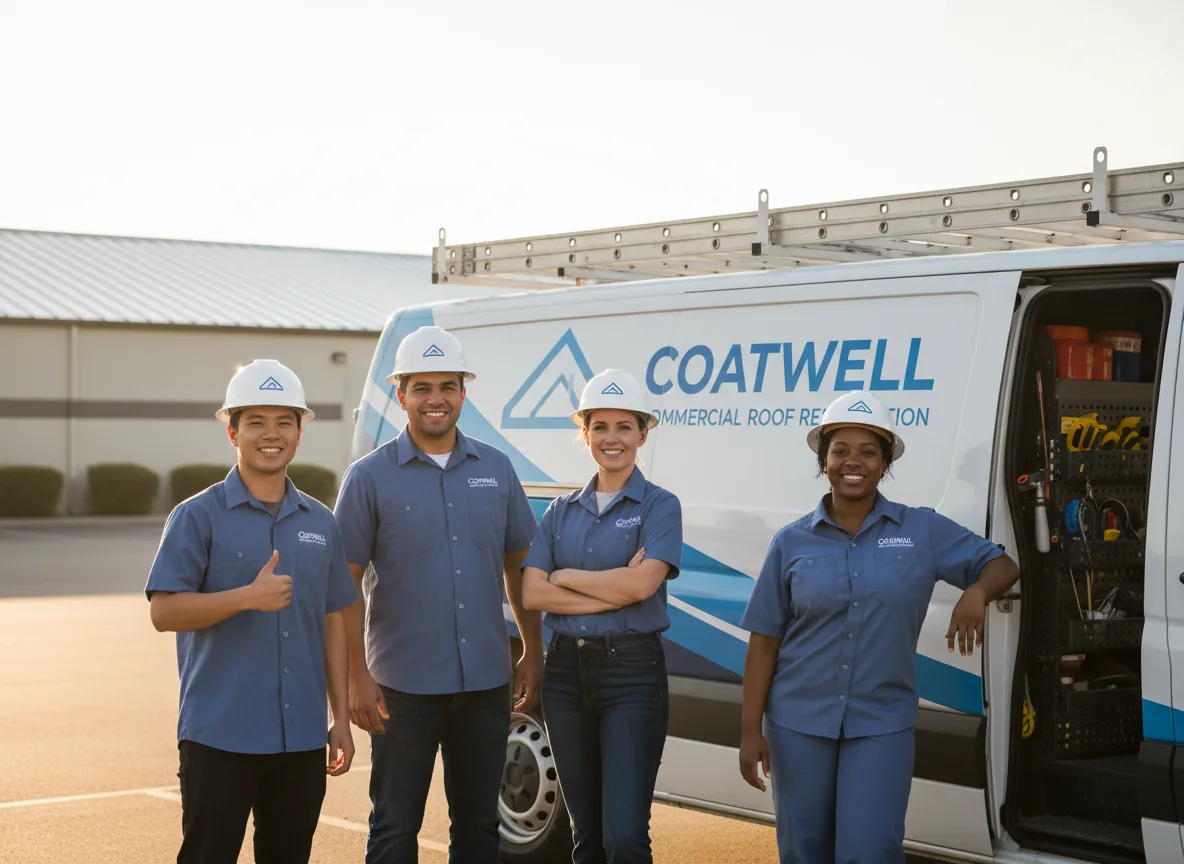Commercial roof coating company in Industry, PA